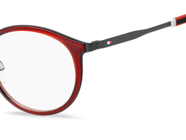 Premium Men Tommy Hilfiger Eyeglasses: TH 1845 - Red - SpecSMART Eye Clinic (Zoom View)